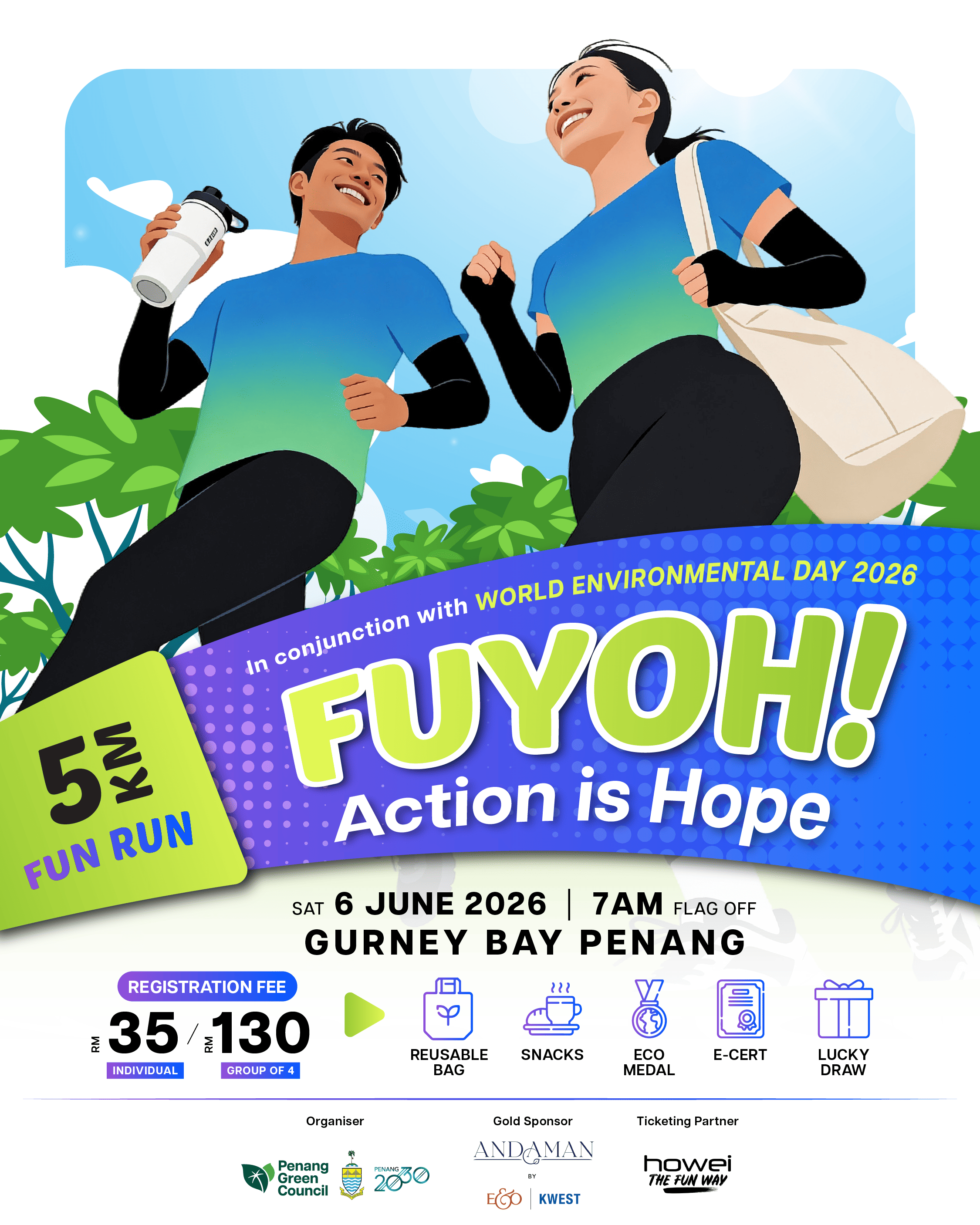 Fuyoh! Action is Hope! - World Environment Day (WED) 2026 banner