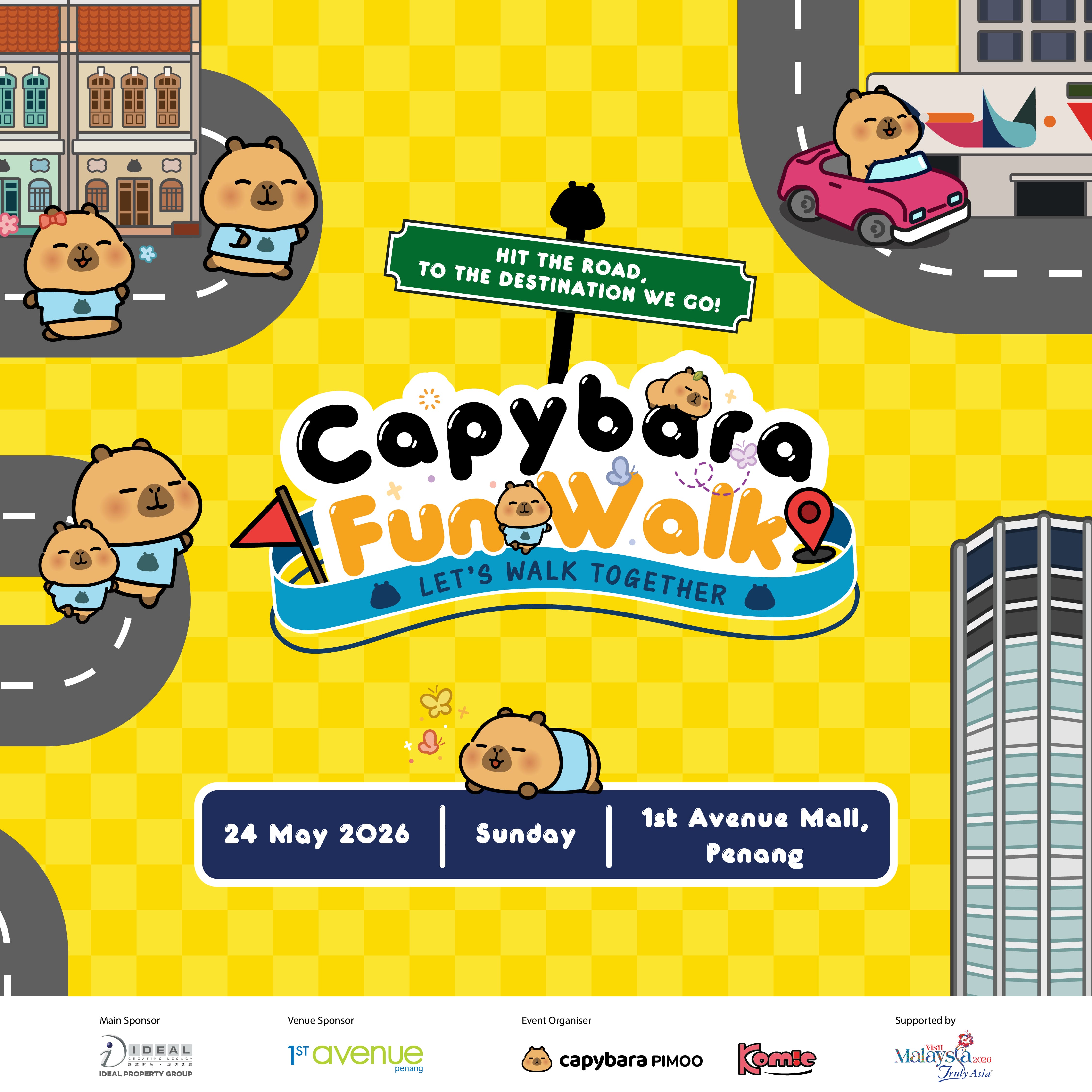 Capybara Fun Walk banner