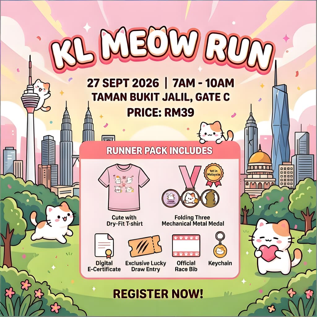 KL Meow Run 2026 banner