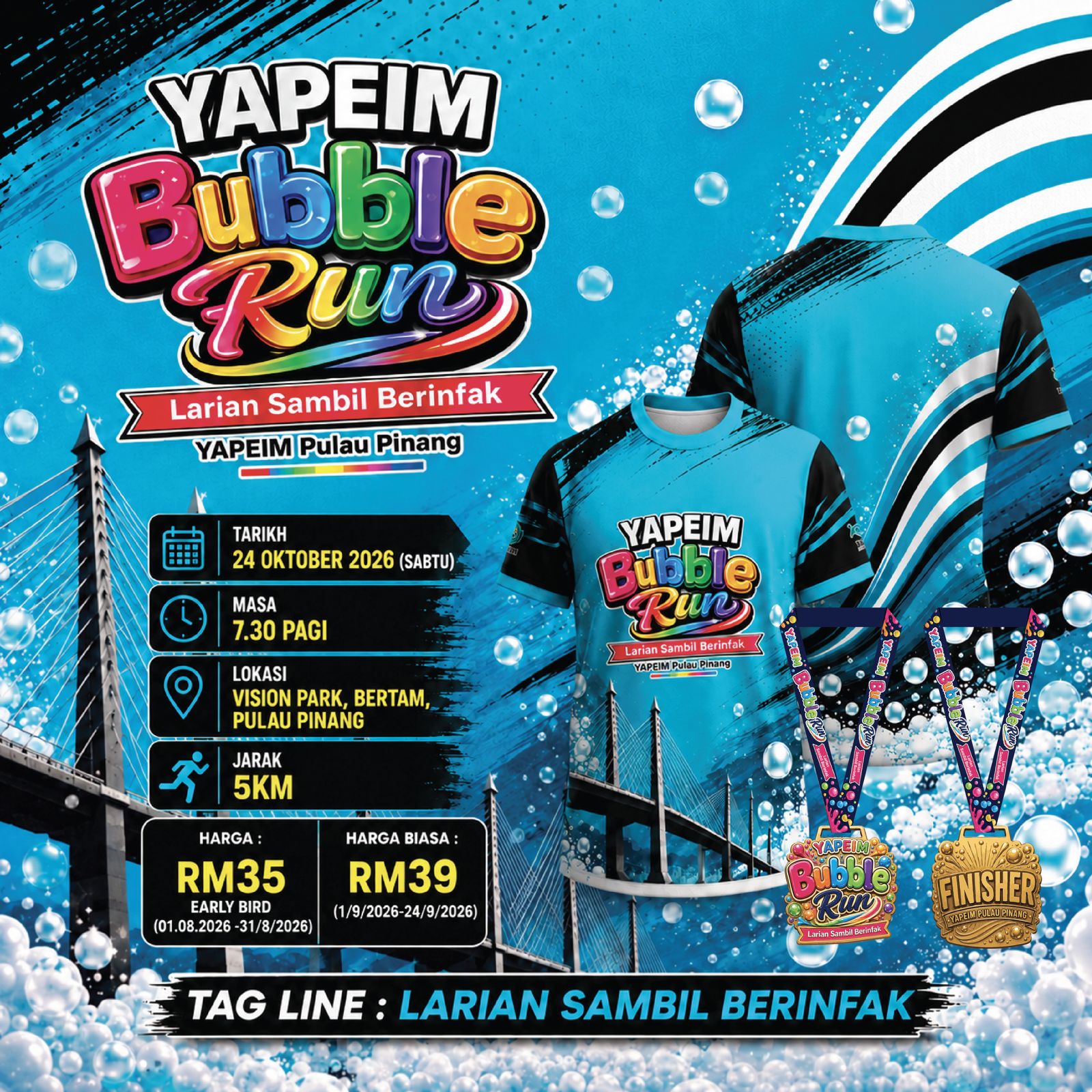 YAPEIM Bubble Run banner
