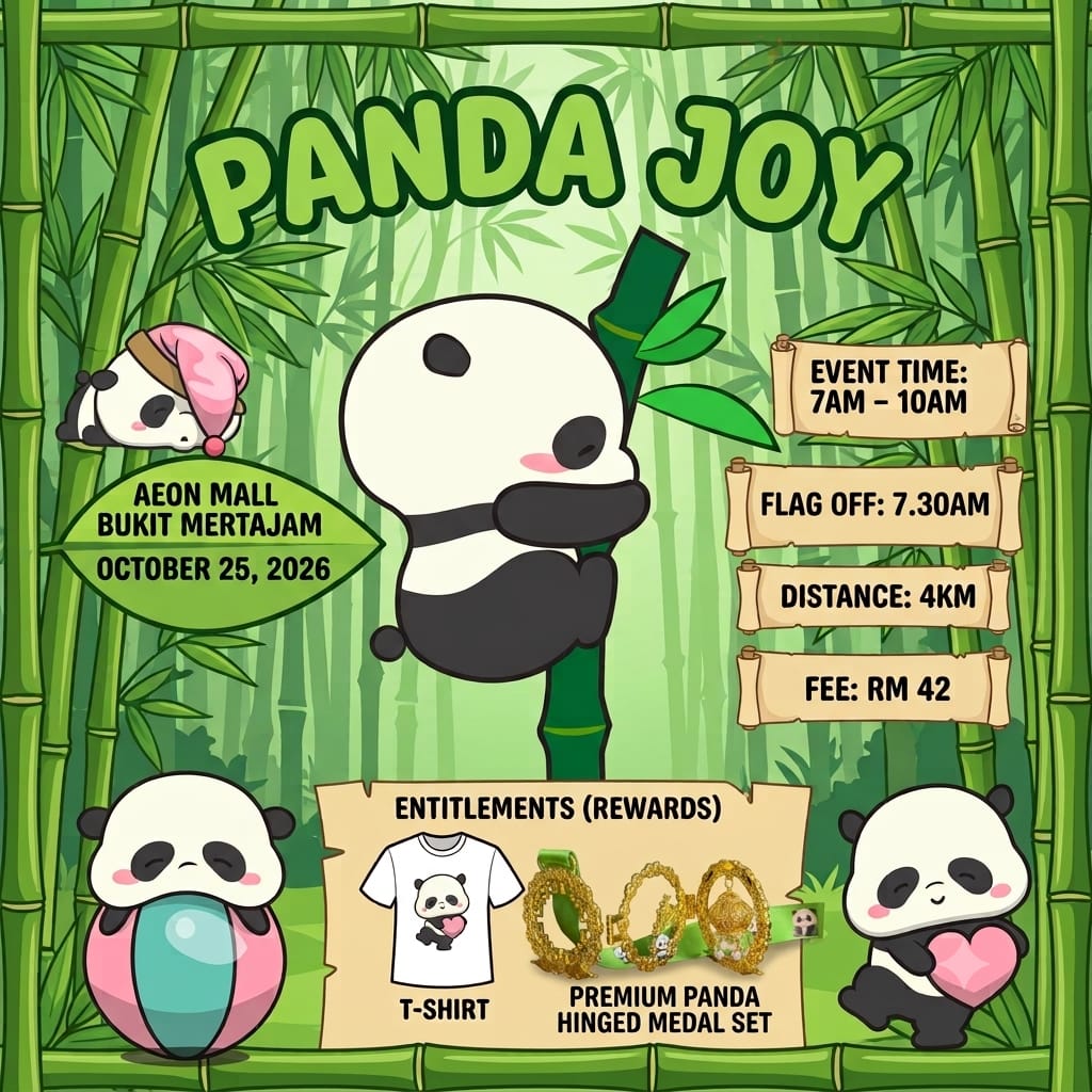 Panda Joy Fun Run - Bukit Mertajam banner