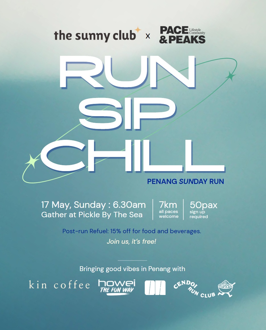 Run Sip Chill Penang Sunday Run banner