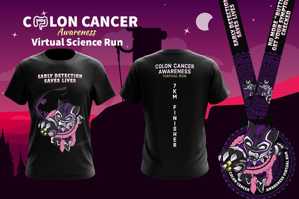 Colon Cancer Awareness Virtual Run banner