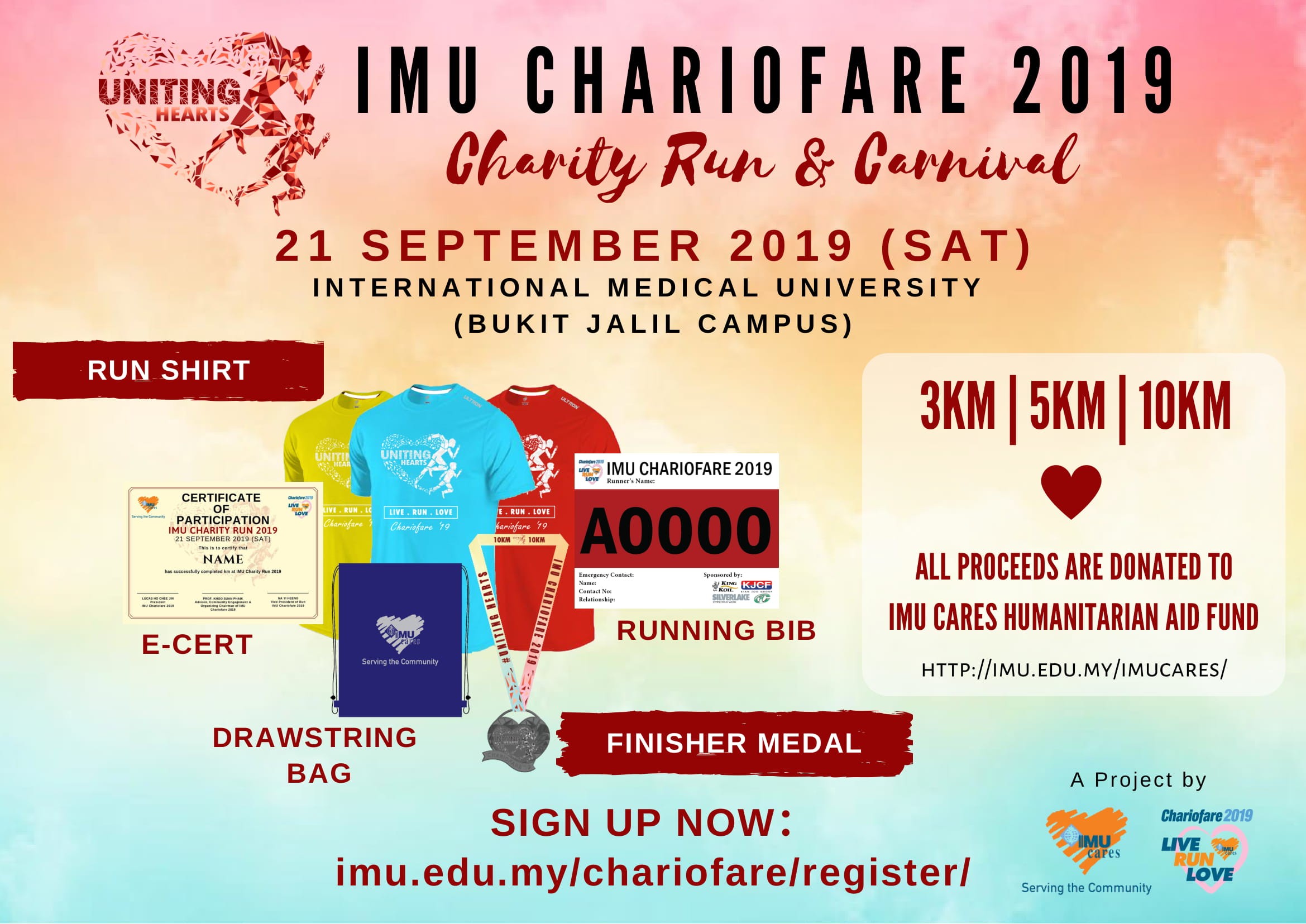 IMU Chariofare 2019 banner