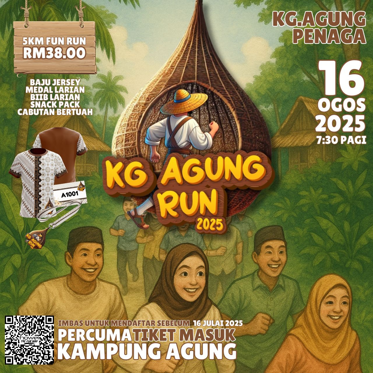 KG Agung Run 2025 banner