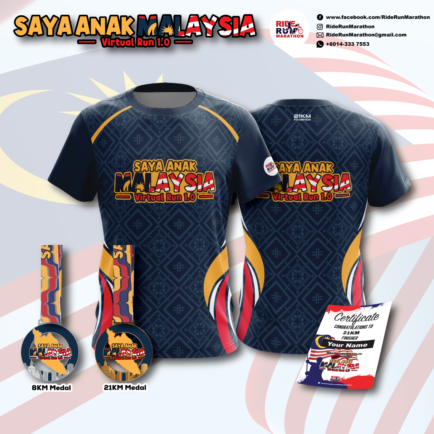 Saya Anak Malaysia 1.0 Virtual Run banner