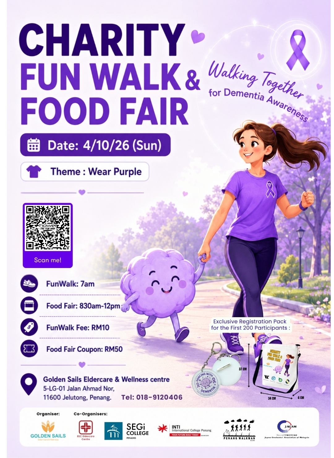 Charity Fun Walk & Food Fair banner