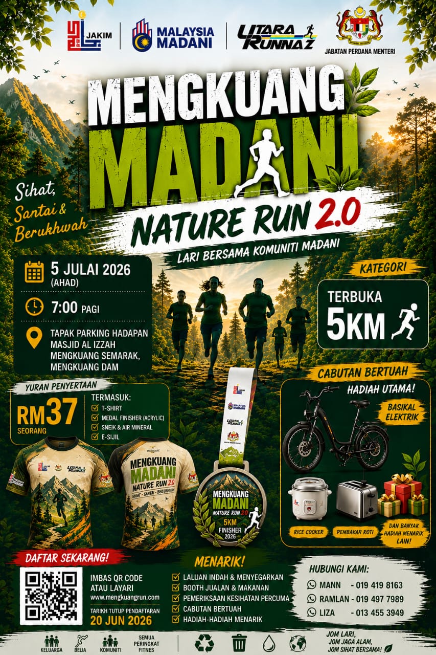 Mengkuang Madani Nature Run 2.0 banner