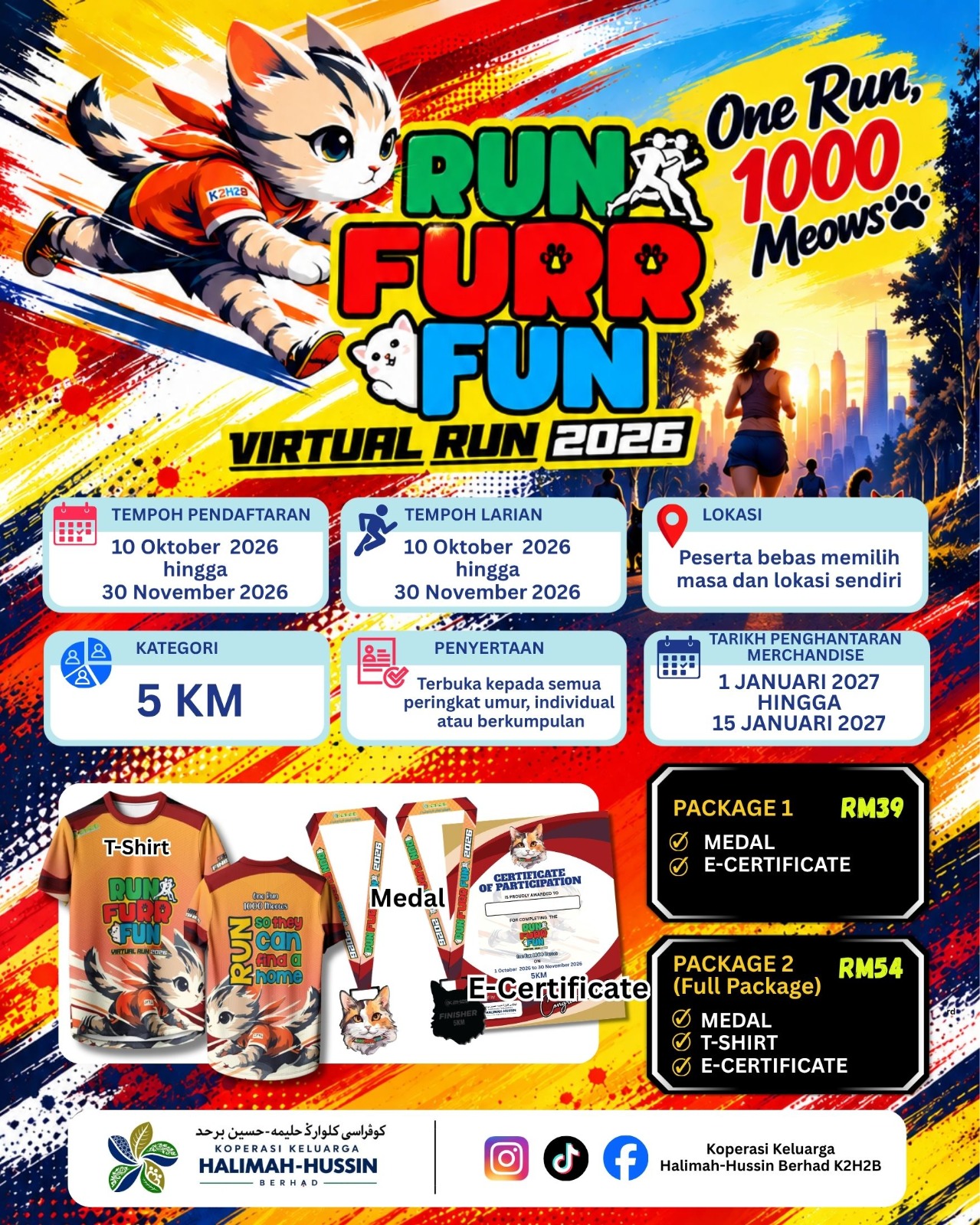 Run Furr Run - Virtual Run 2026 virtual participants