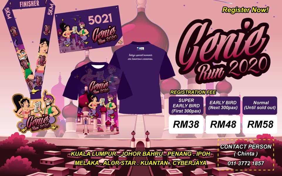 Genie Run 2020 KL banner