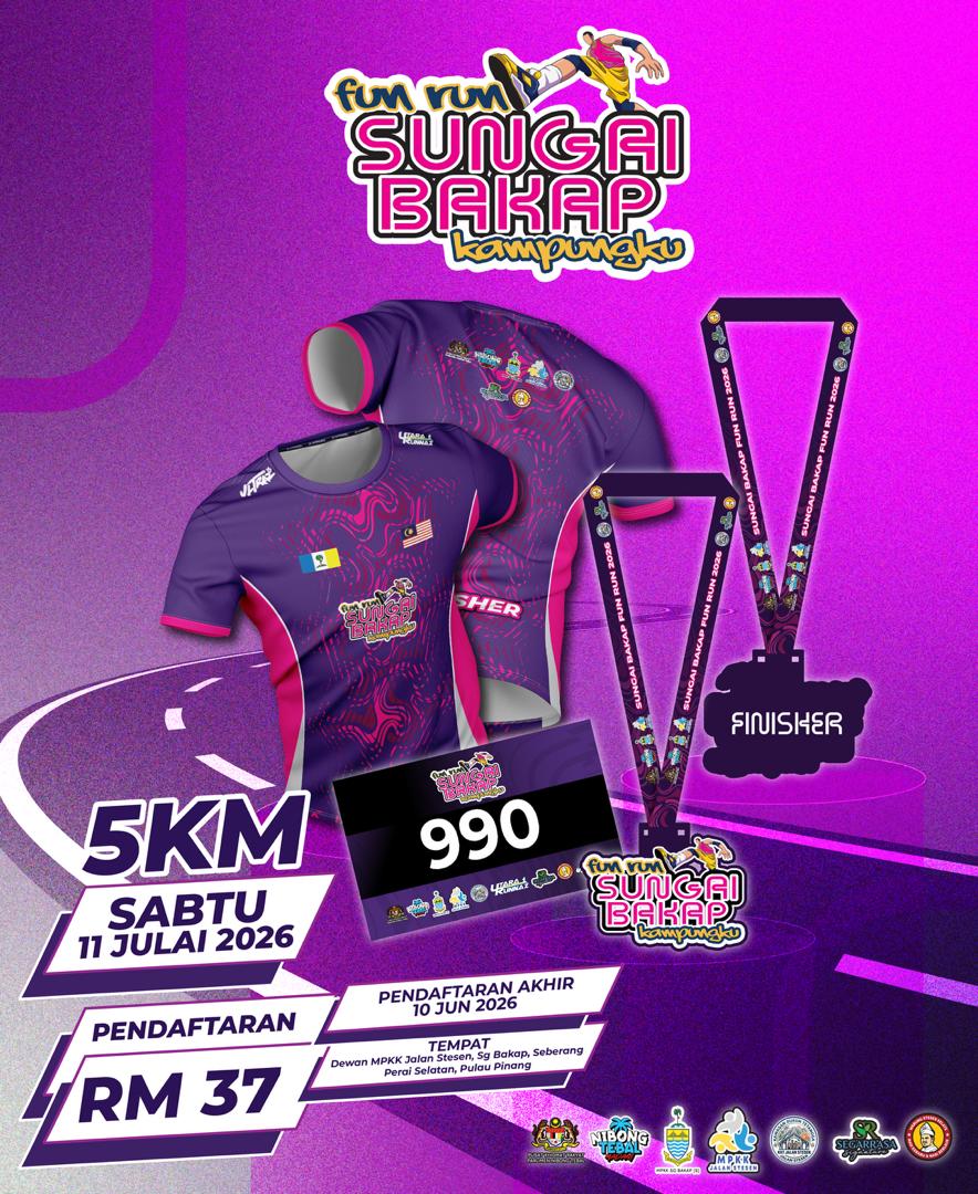 Fun Run Sungai Bakap Kampungku 2026 banner
