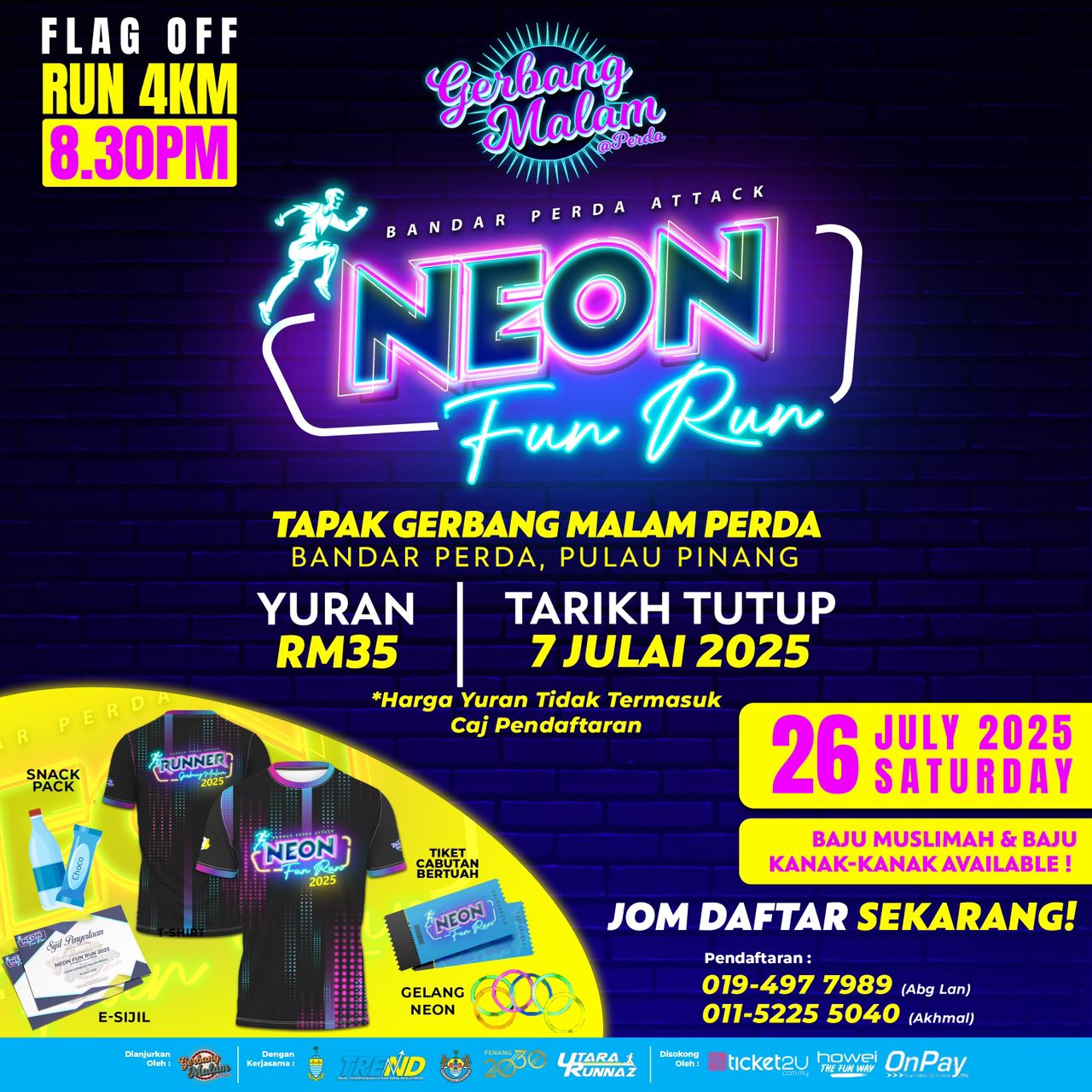 Neon Fun Run @ Gerbang Malam banner