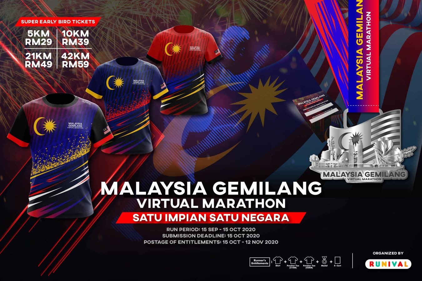 Malaysia Gemilang Virtual Marathon banner