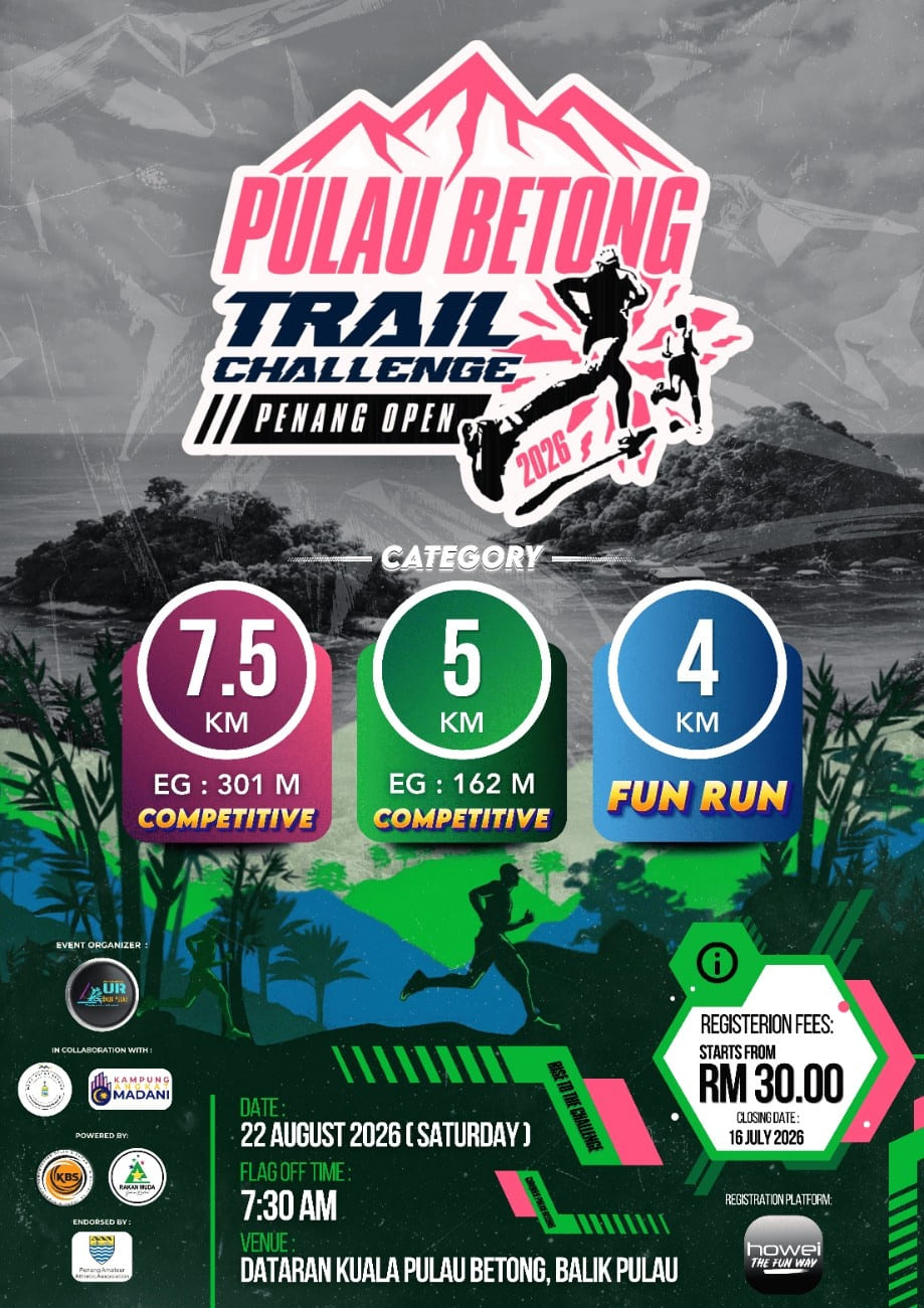 Pulau Betong Trail Challenge 2026 - Penang Open banner