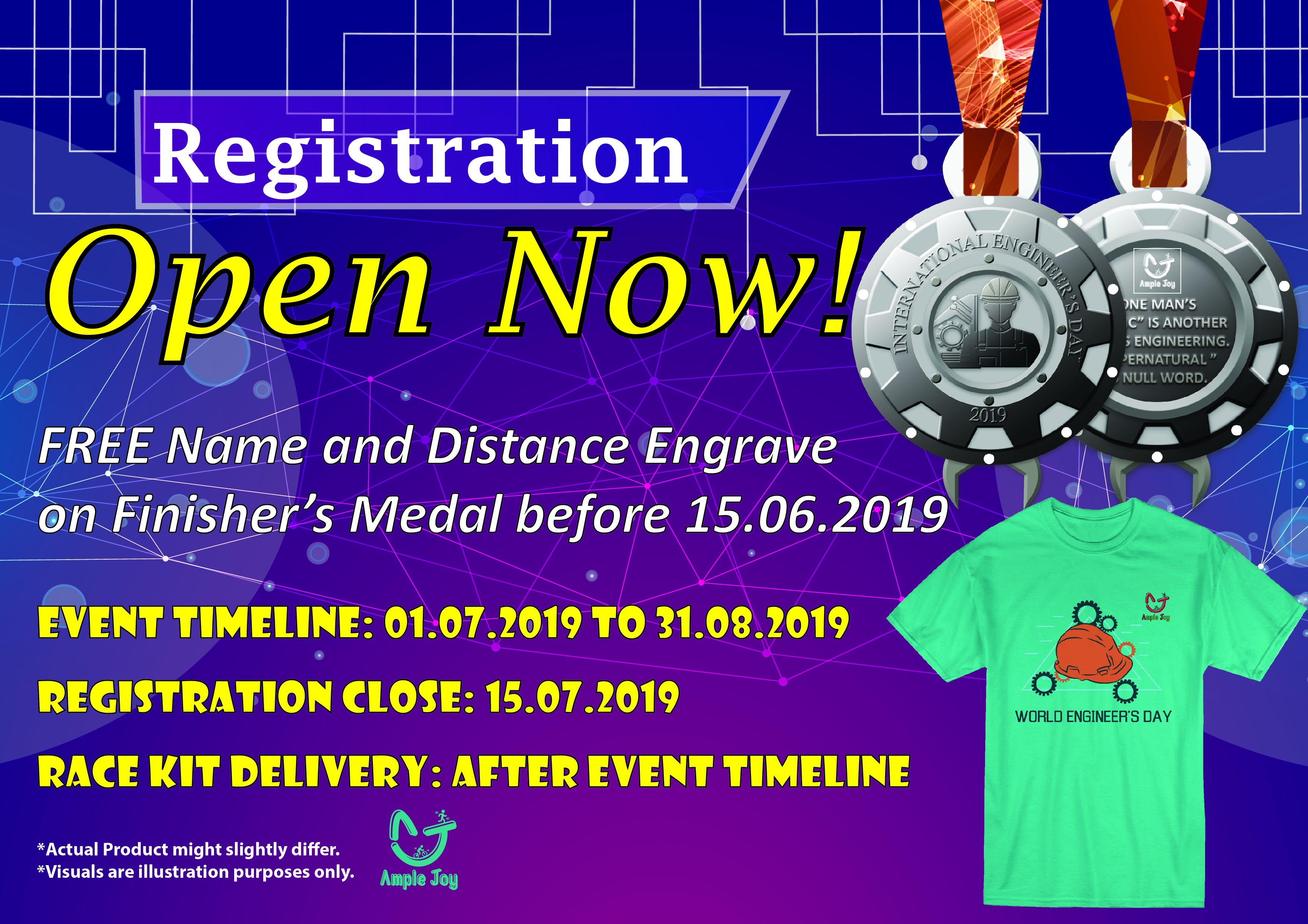 World Engineers Day vRun banner