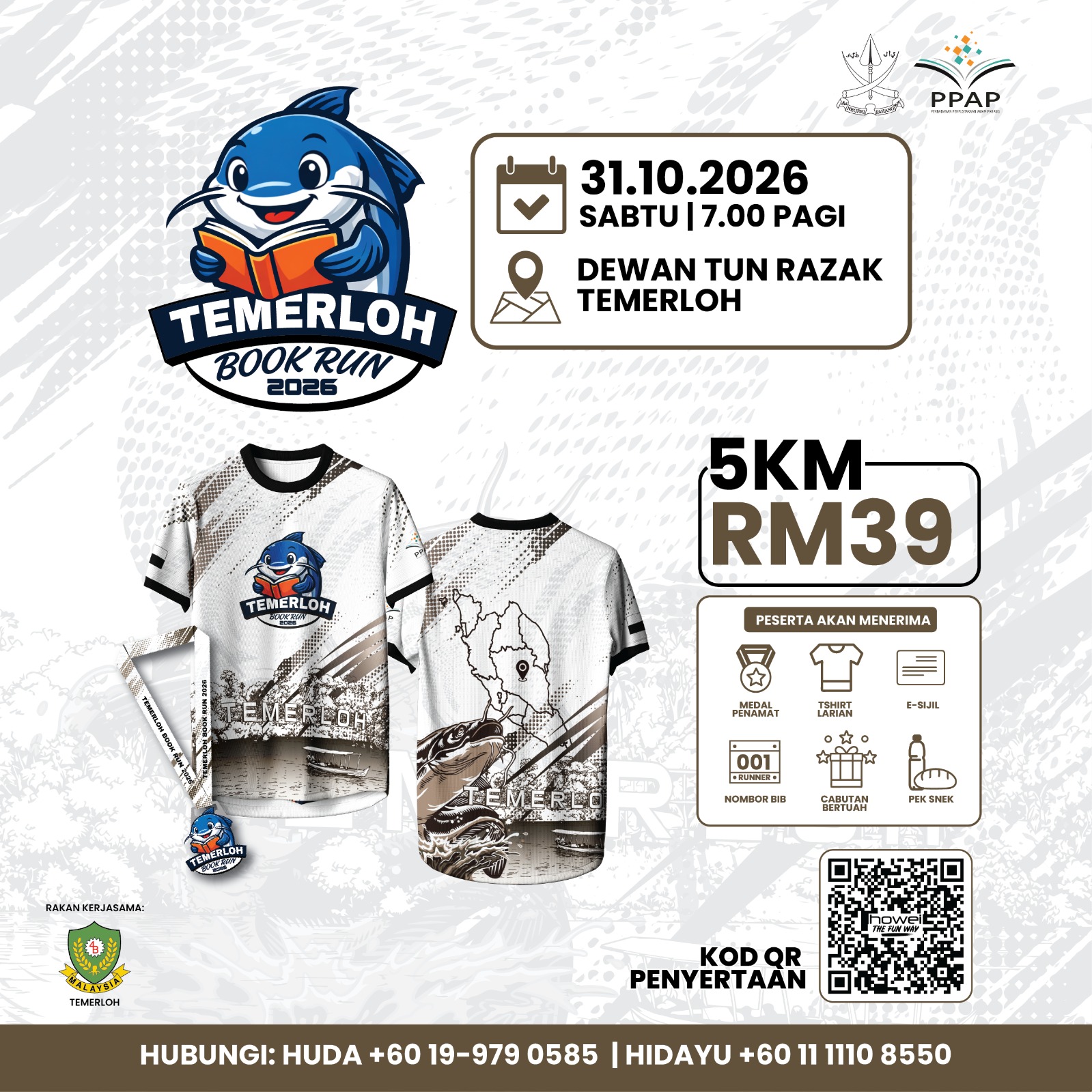 Temerloh Book Run banner