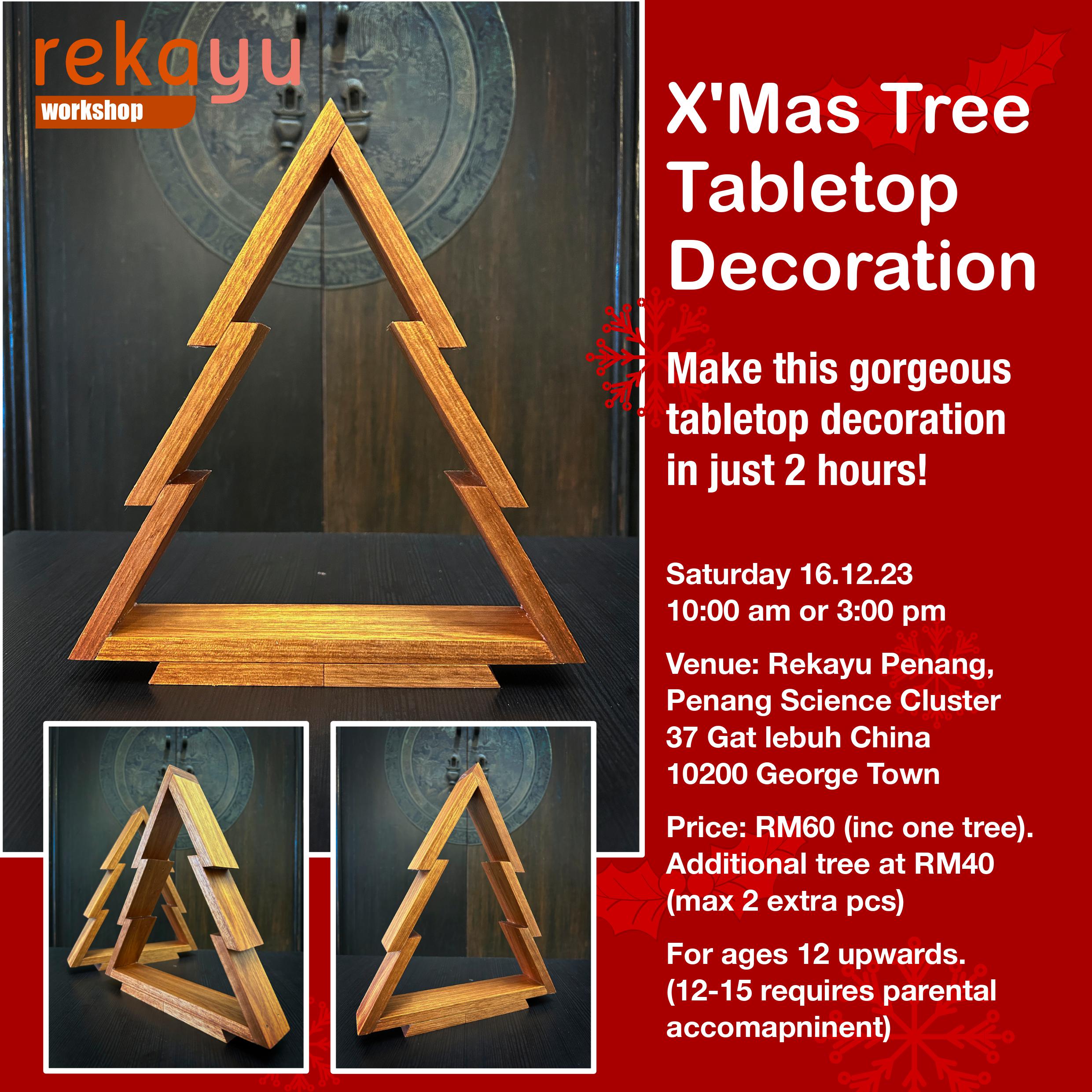 Xmas Tree Tabletop Decoration banner