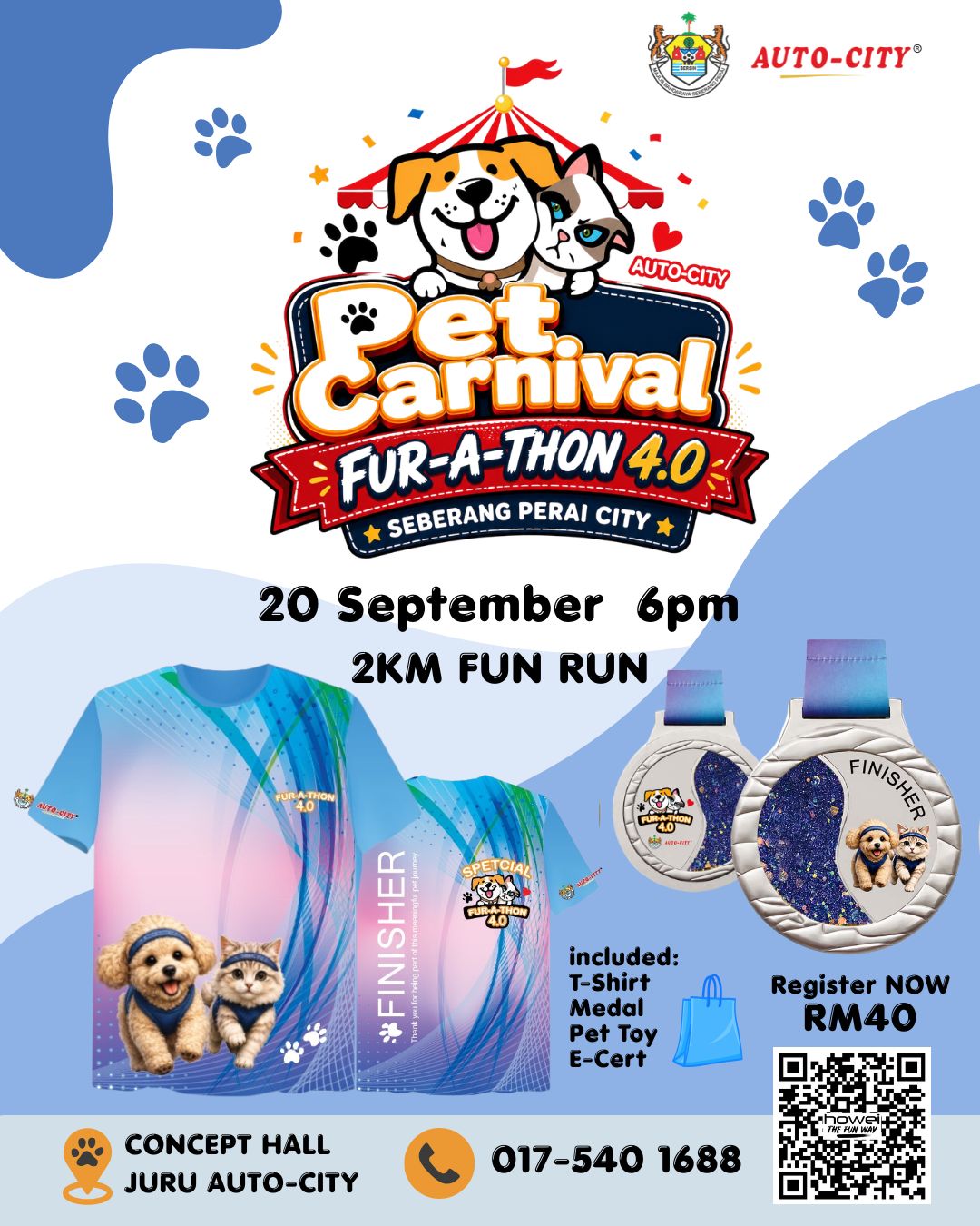 Pet Carnival FUR-A-THON 4.0 banner