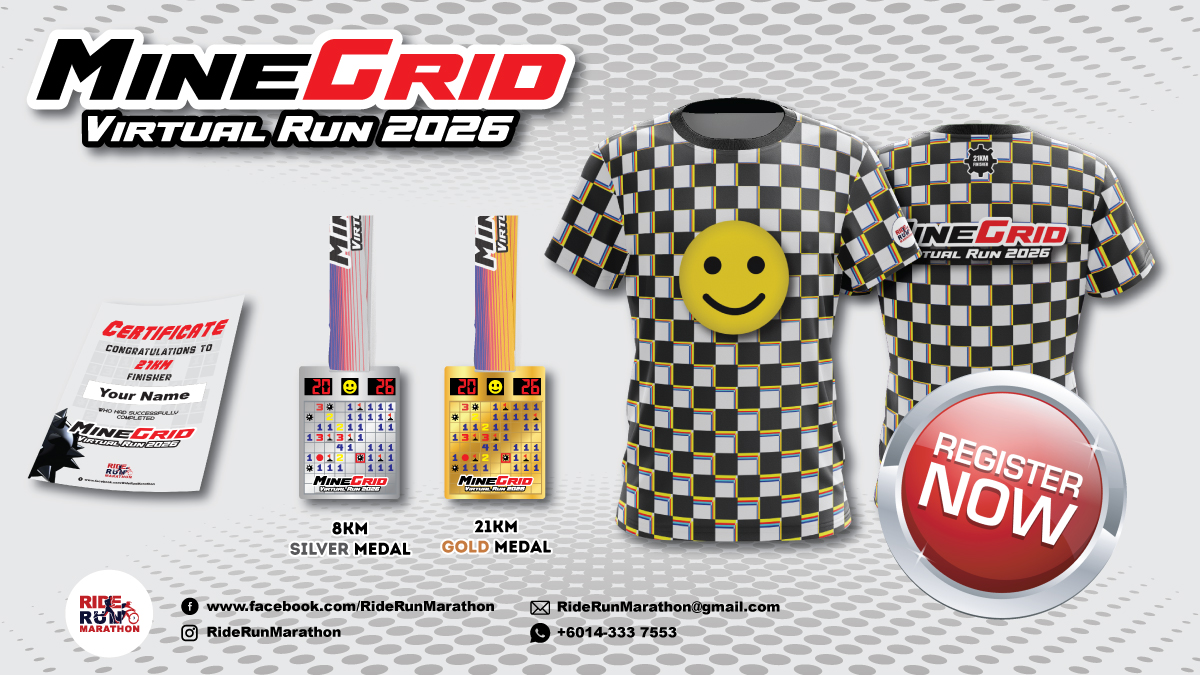 MineGrid Virtual Run 2026 banner