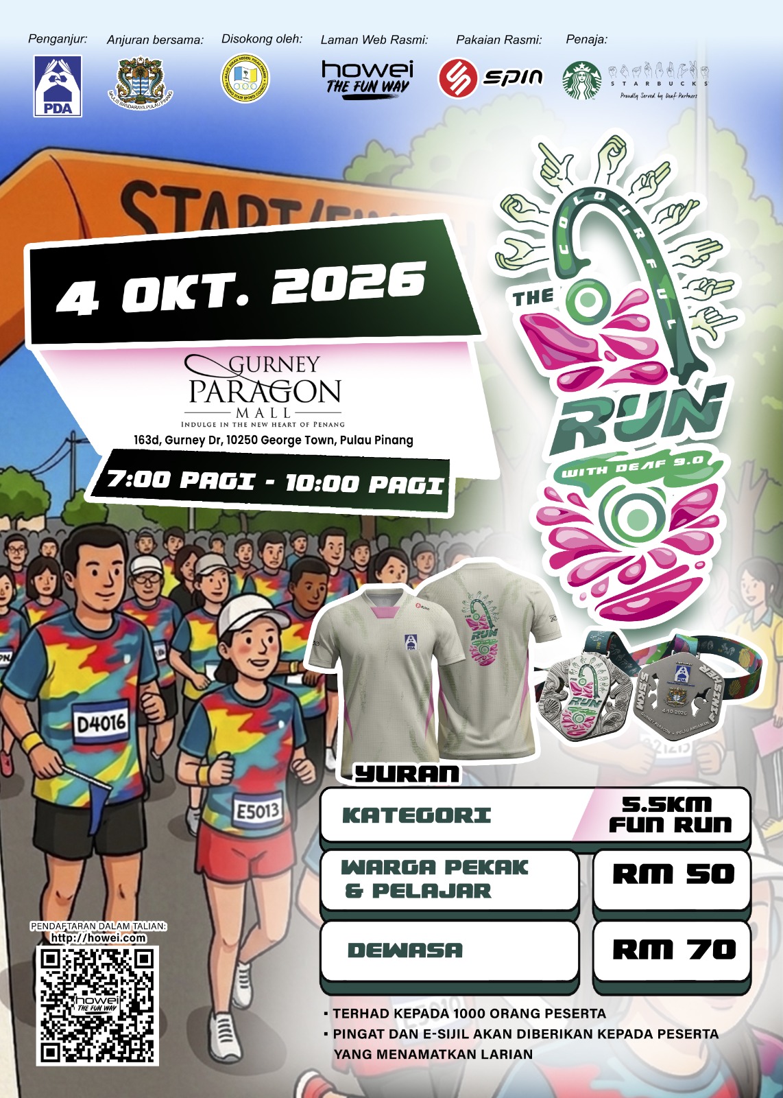 The Colourful Run 9.0 (2026) banner