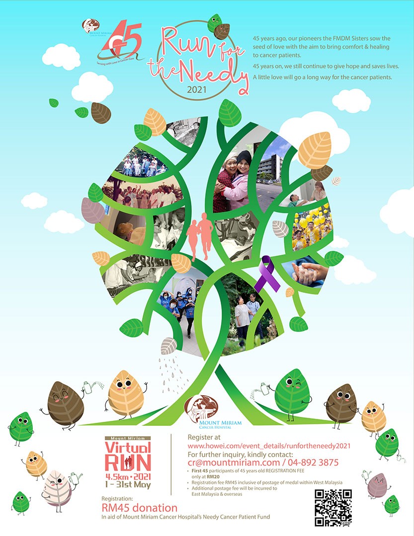 Mount Miriam Cancer Hospital’s Run for the Needy banner