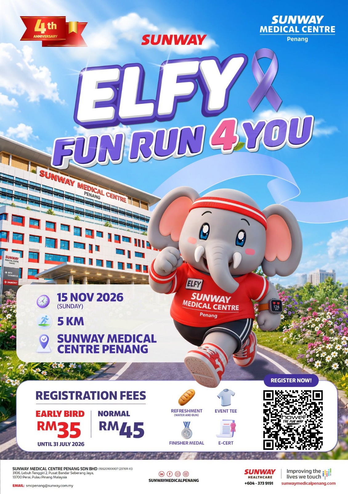Sunway Elfy Fun Run 4 You banner