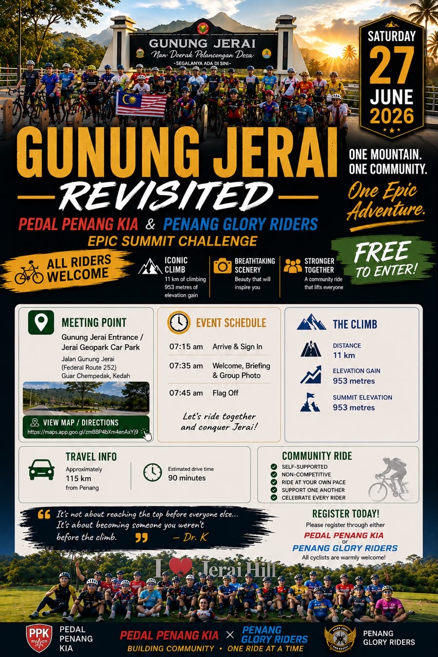 Gunung Jerai Revisited Epic Summit Challenge banner