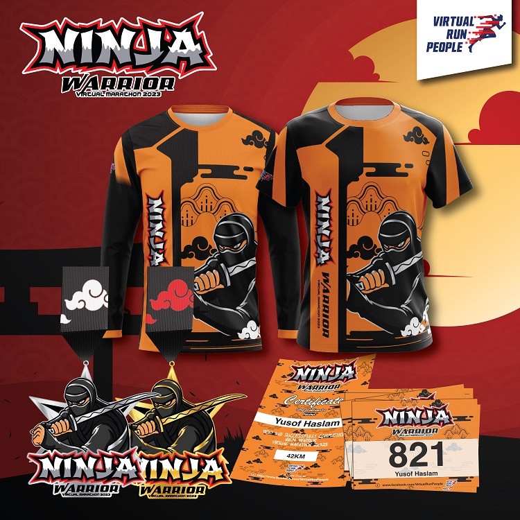 Ninja Warrior Virtual Marathon 2023 banner