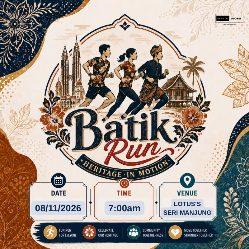 Batik Run 2026 - Lotus Seri Manjung runners at Lotus's Seri Manjung