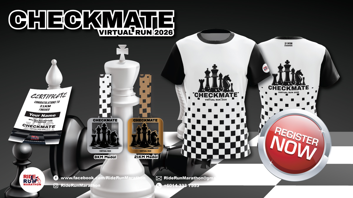 CheckMate Virtual Run 2026 banner