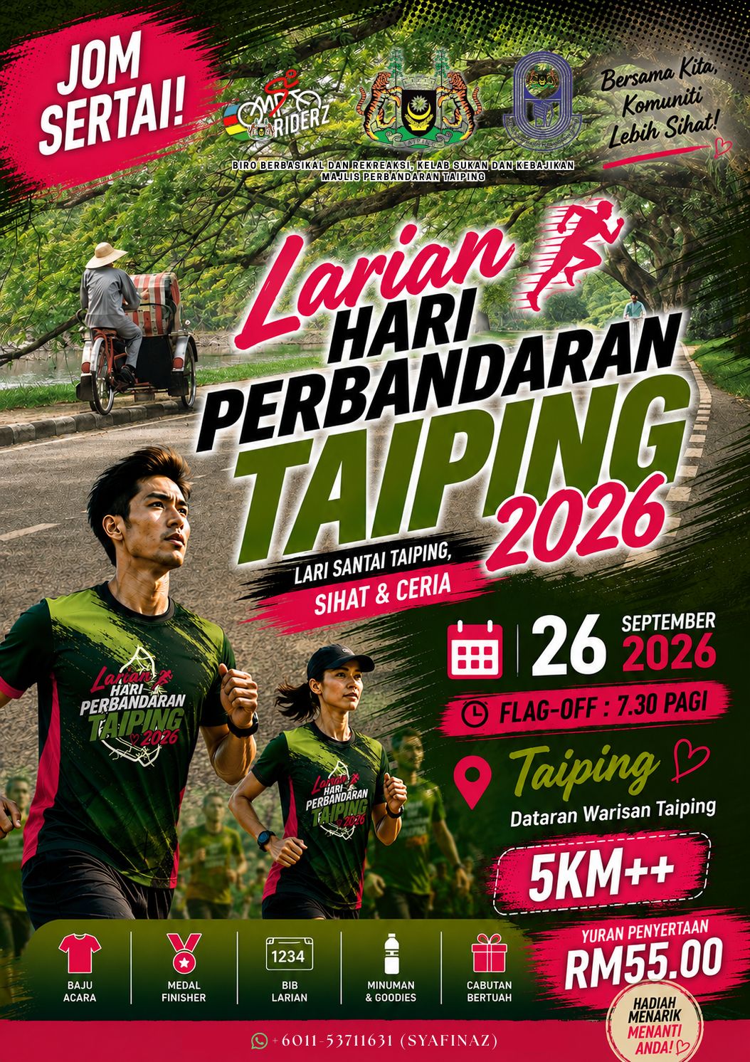 Larian Hari Perbandaran Taiping 2026 banner