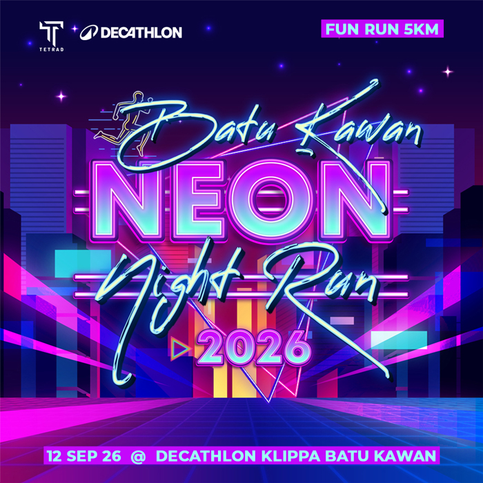 Batu Kawan Neon Night Run 2026 banner