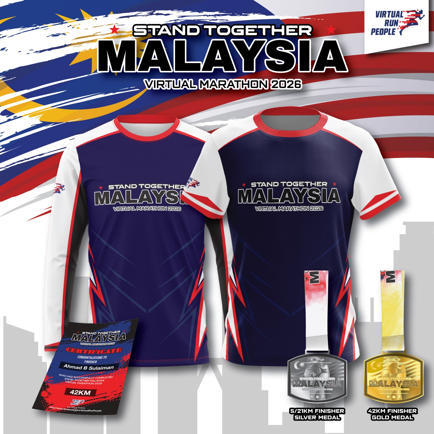 Stand Together Malaysia Virtual Marathon 2026 banner