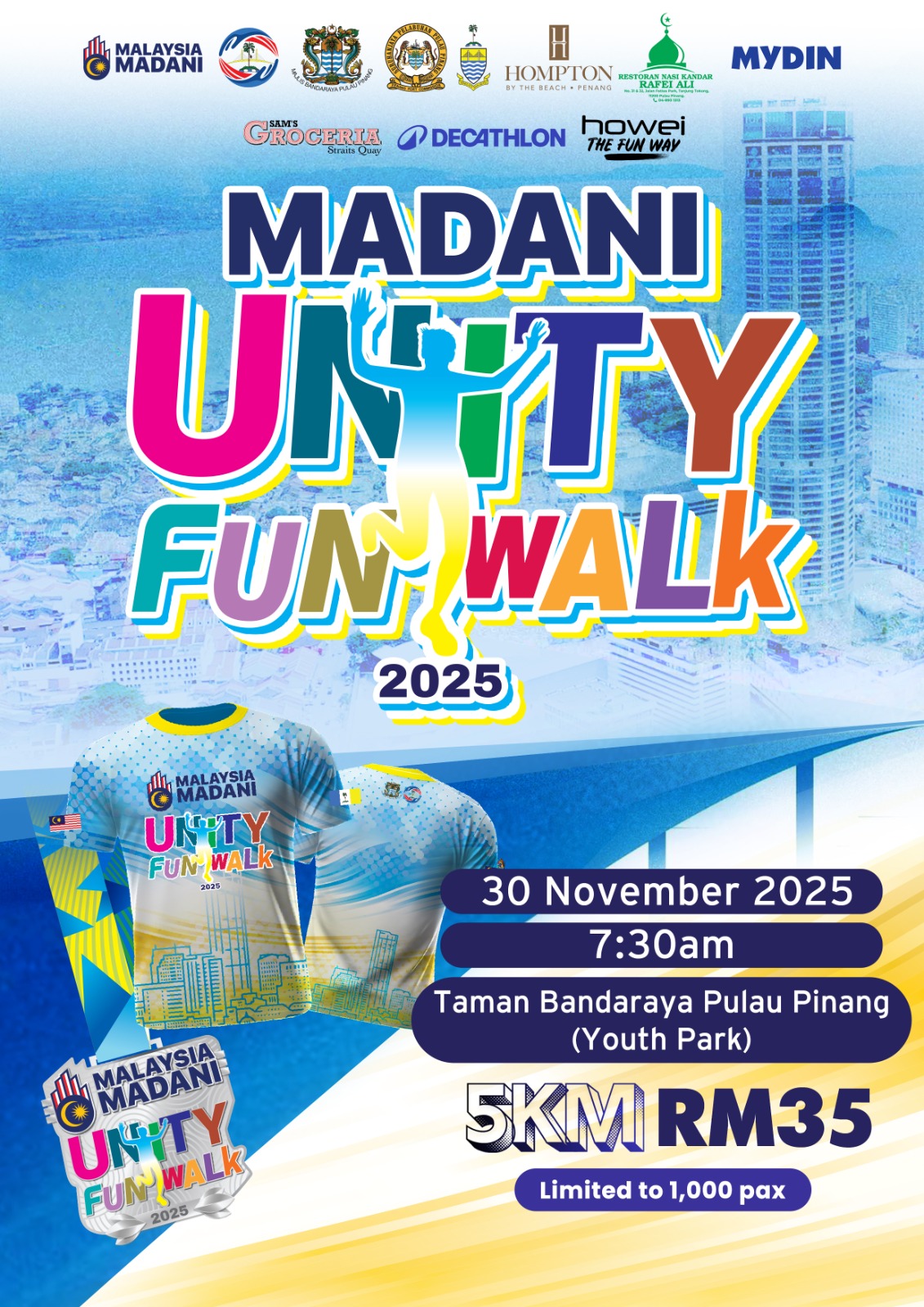 Madani Unity Fun Walk 2025 banner
