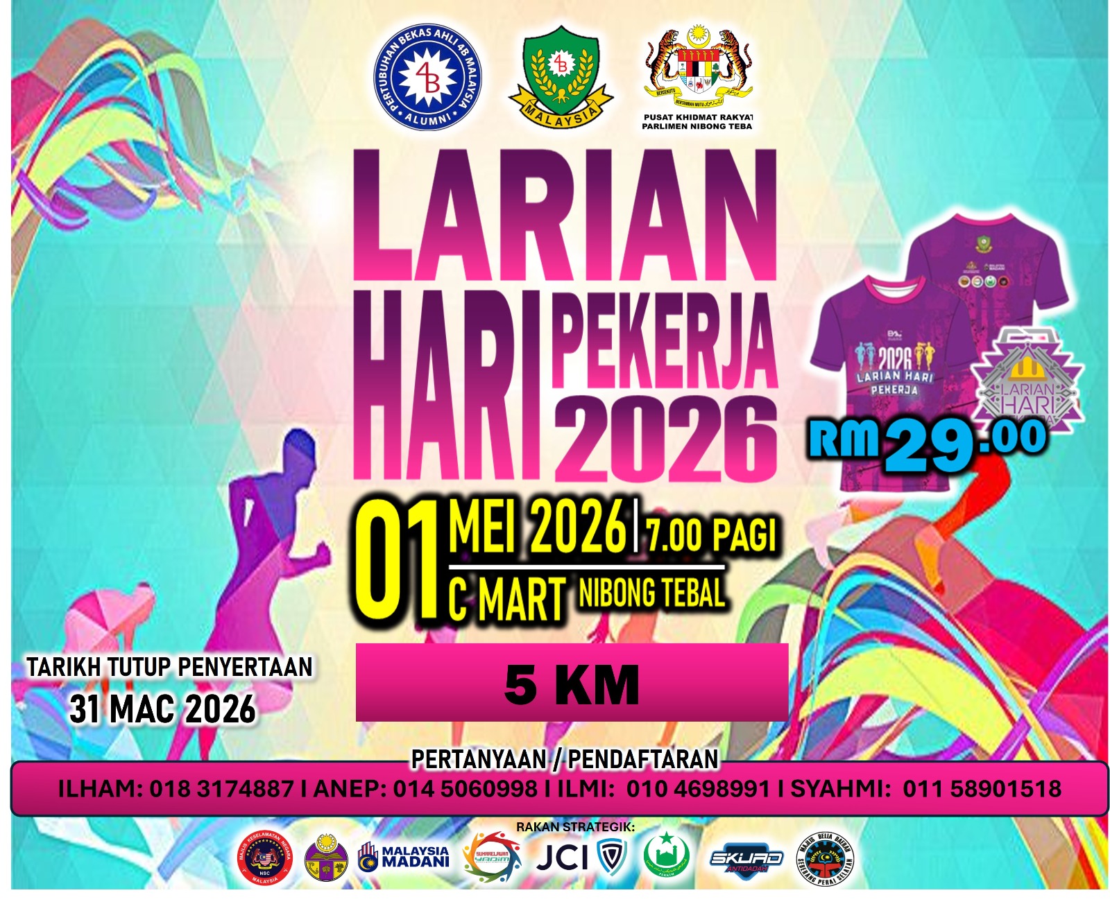 Larian Hari Pekerja 2026 banner