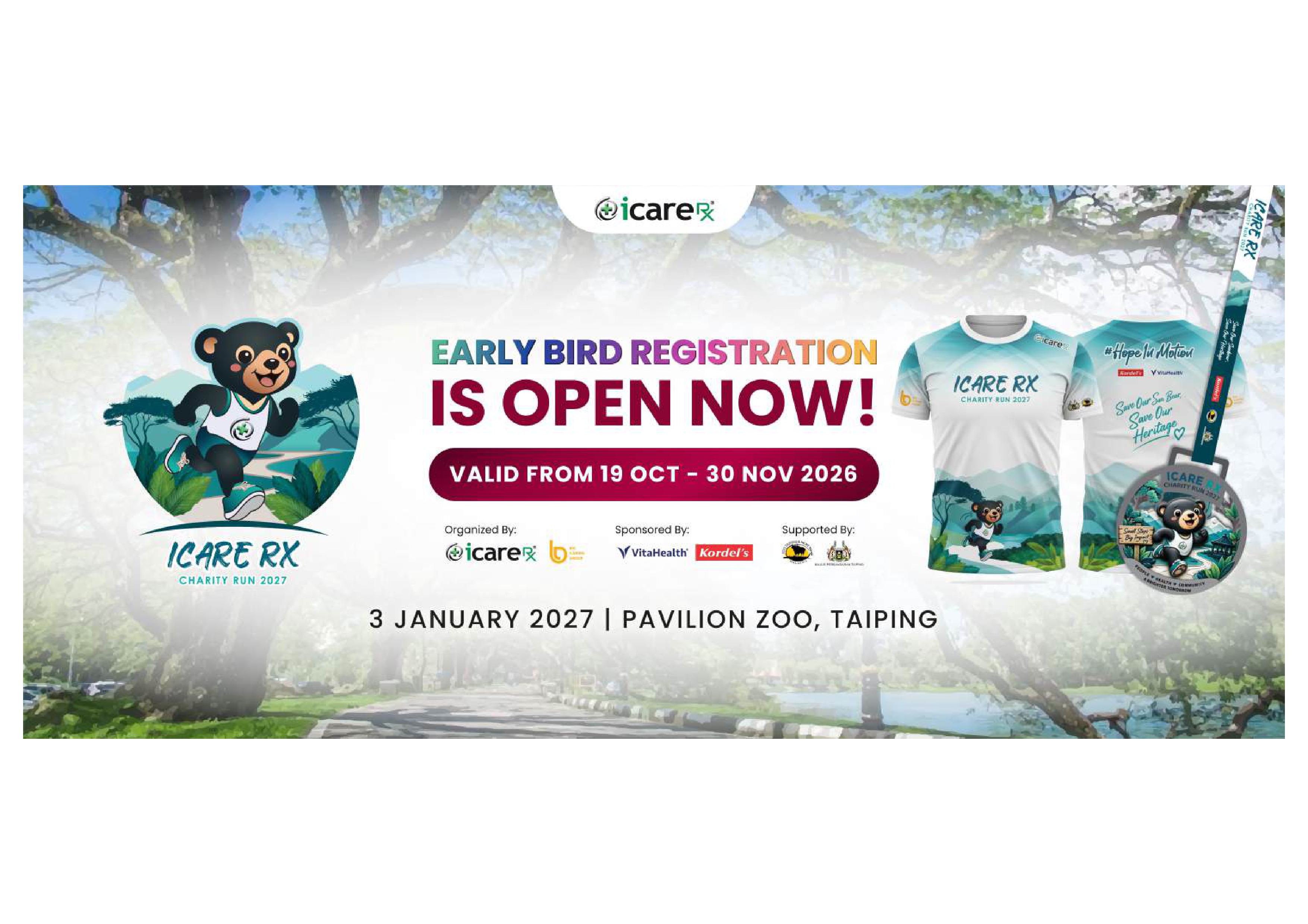 iCare RX Charity Run 2026 charity participants at Pavilion Zoo