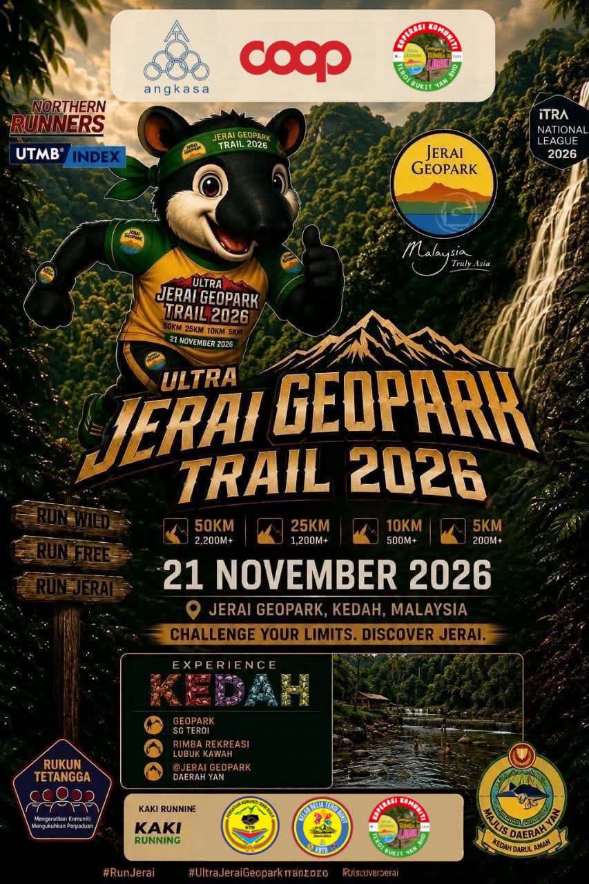 Ultra Jerai Geopark Trail 2026 banner