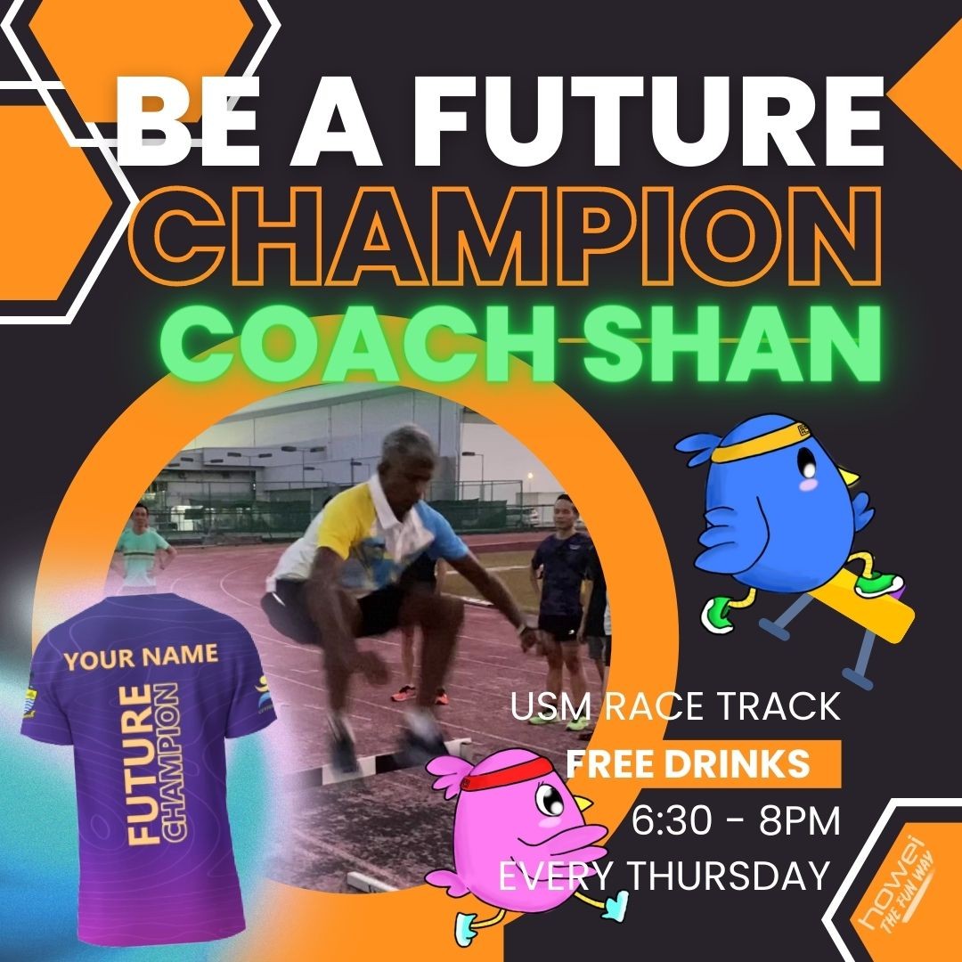 Be A Future Champion with Coach Shan - April banner