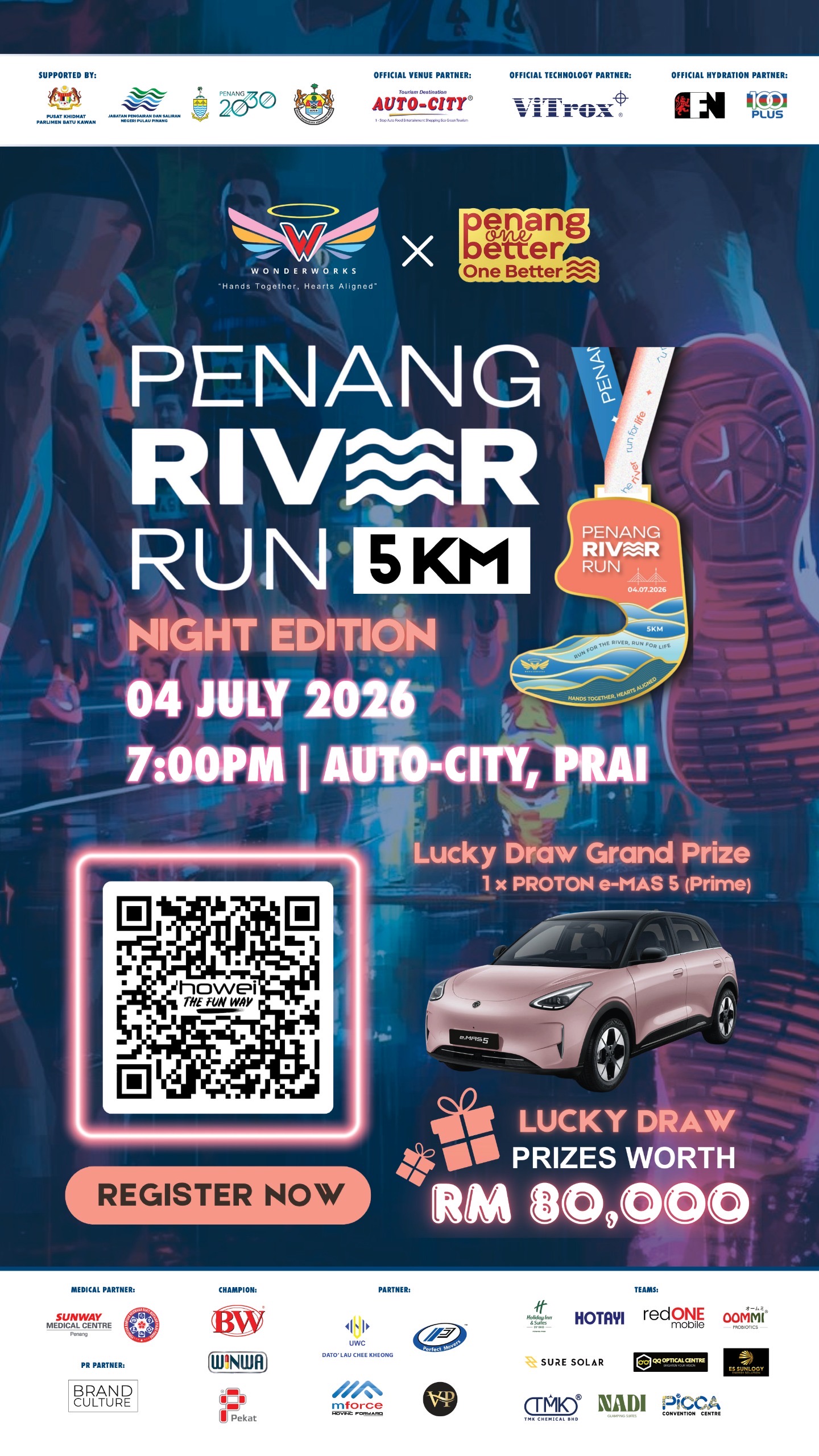 Penang River Run 2026 banner
