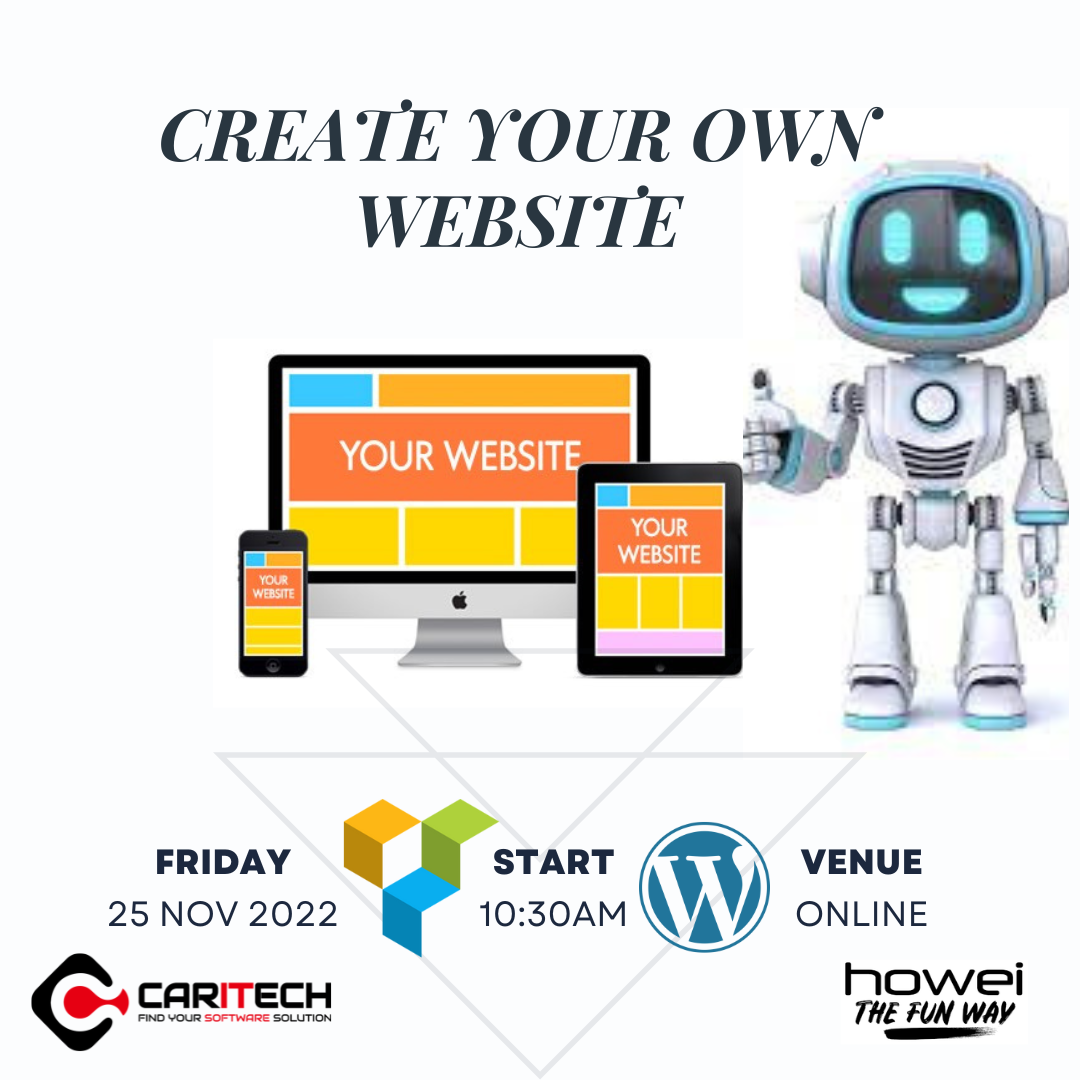 Create Your Own Website (Nov 2022) banner