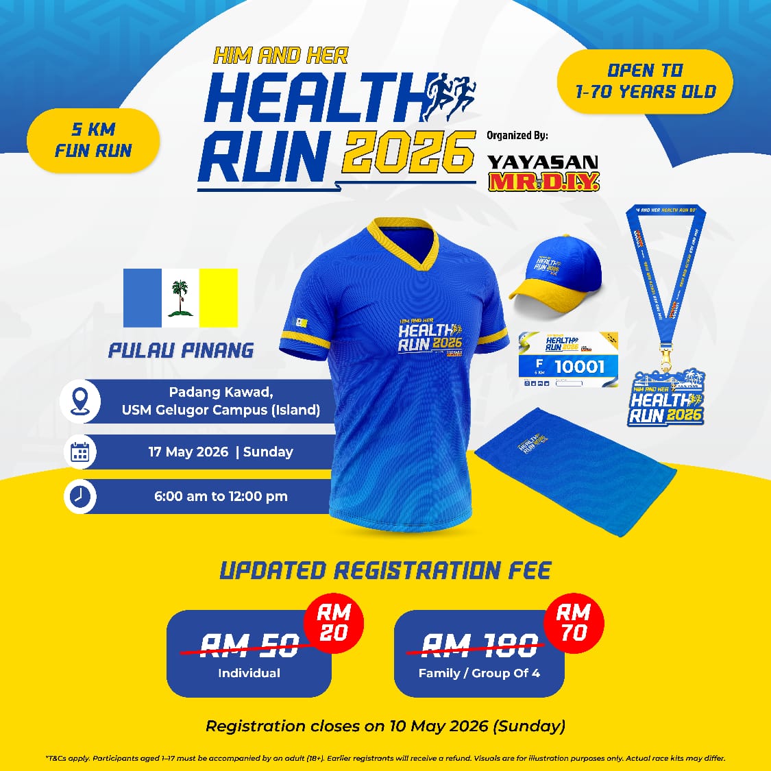 Him & Her Health Run 2026 - Pulau Pinang banner