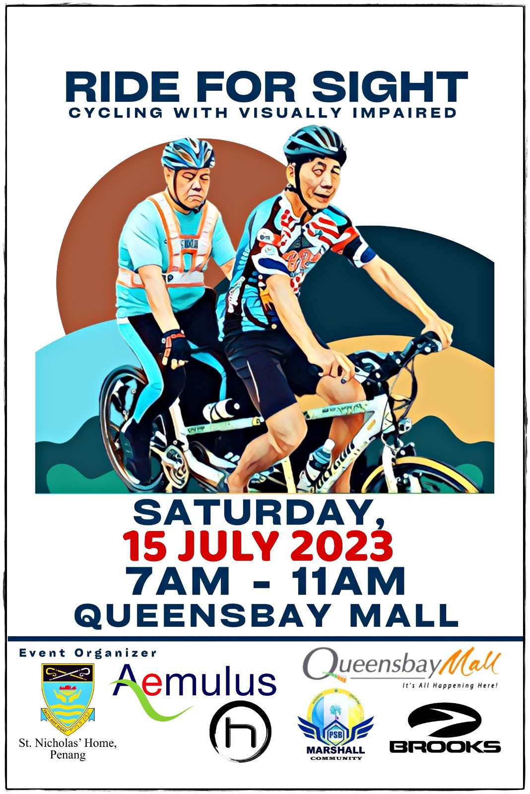 Ride For Sight - Cycling With Visually Impaired banner