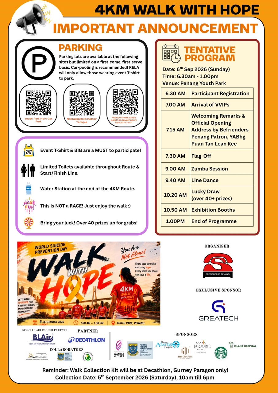 Walk For Hope & Mini Mental Health Carnival participants at Youth Park