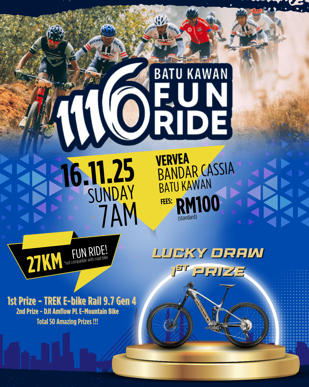 Batu Kawan 1116 Fun Ride banner
