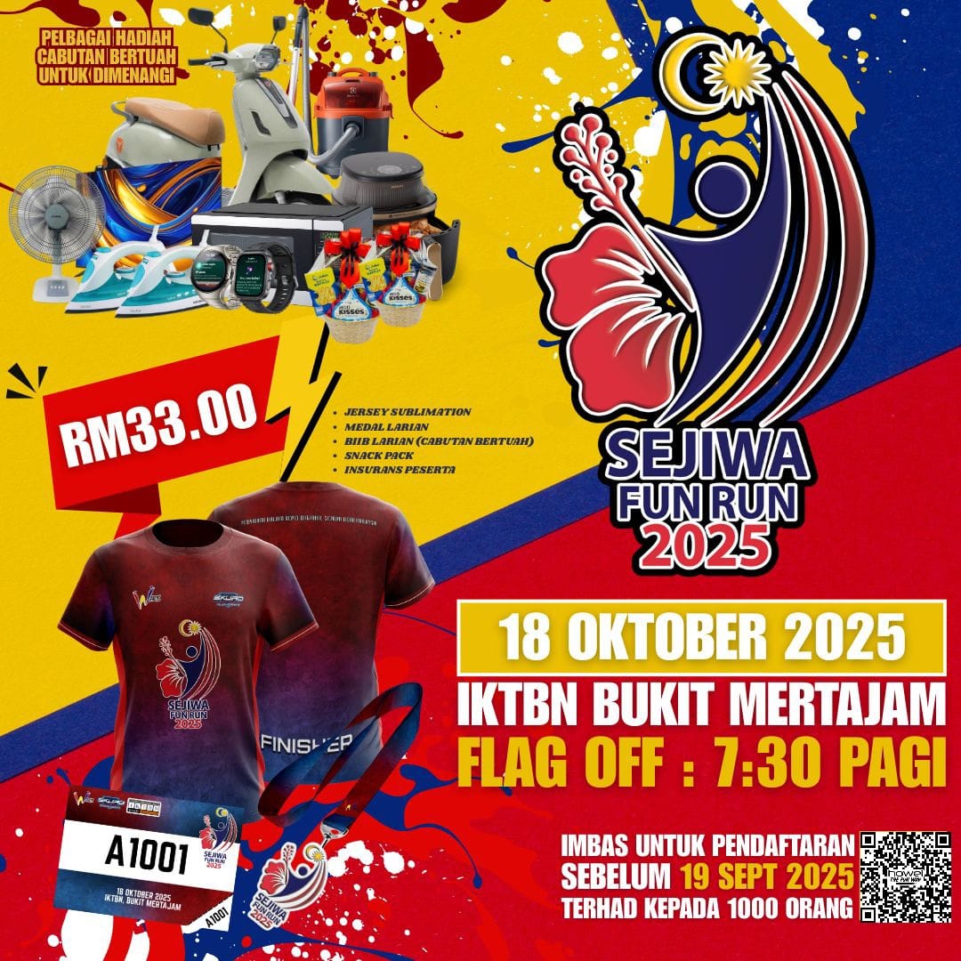 Sejiwa Fun Run 2025 banner