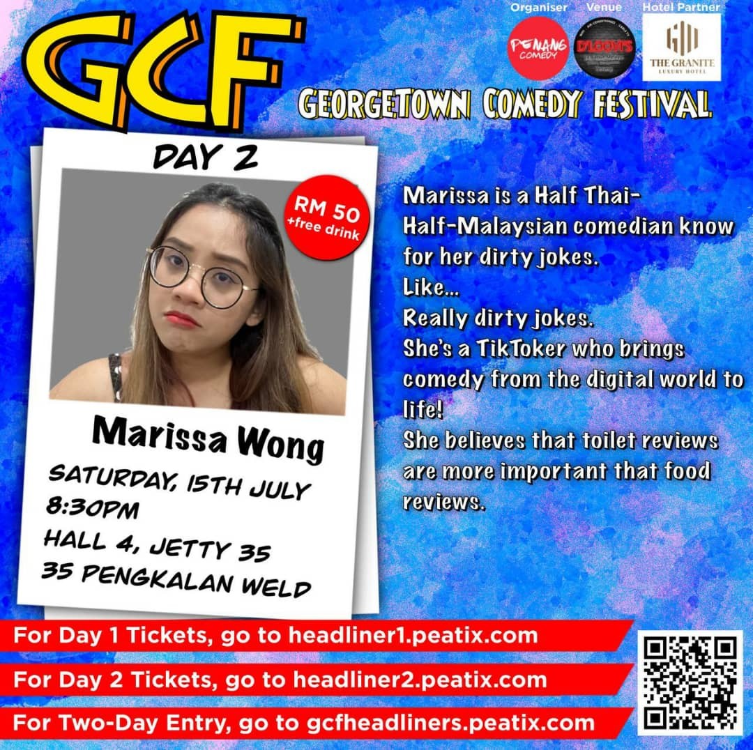 Georgetown Comedy Festival: Marissa Wong (Day 2) banner
