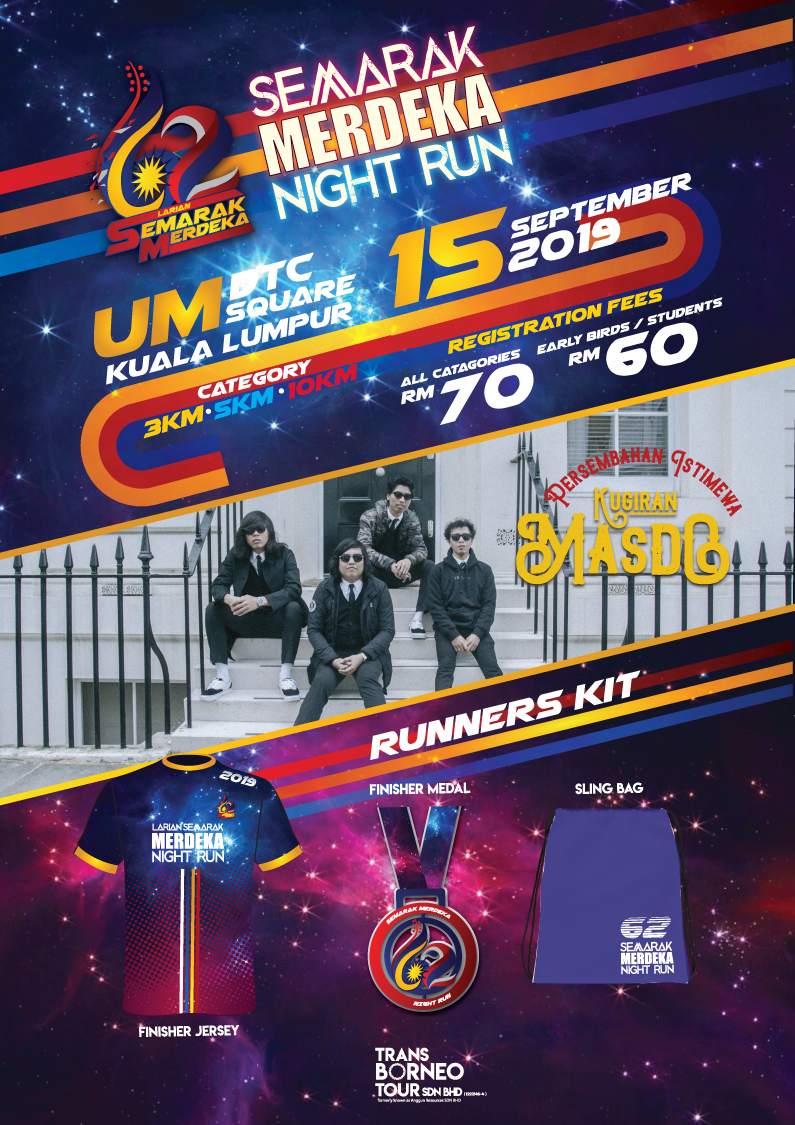 Semarak Merdeka Night Run 2019 banner