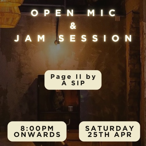 Penang Open Mic - Page II: 25th April 2026 banner