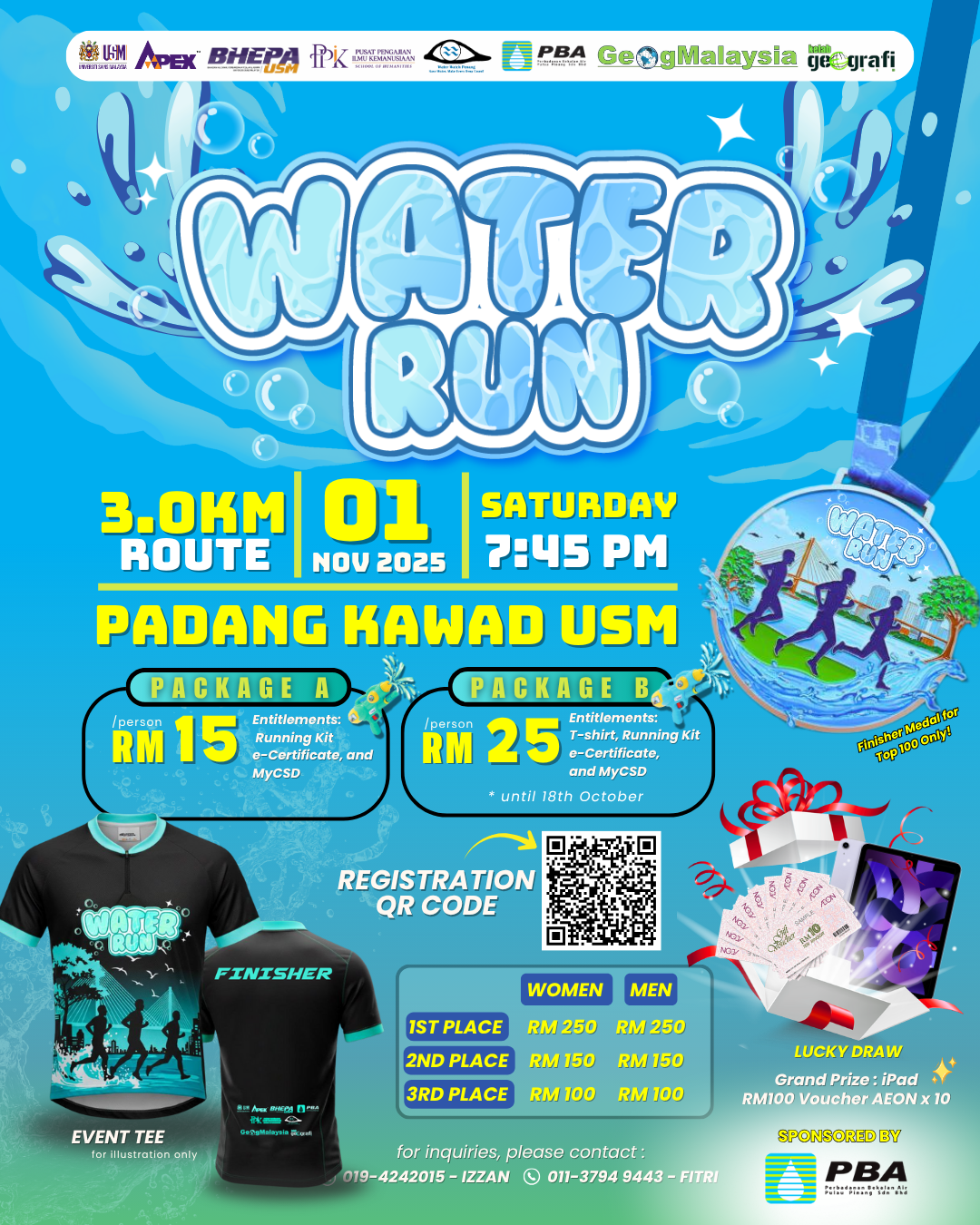 Water Run 2025 banner