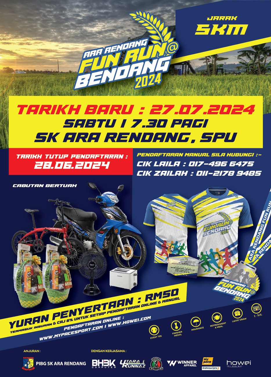 Ara Rendang Fun Run @ Bendang 2024 banner